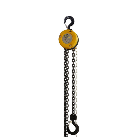 Gorilla 3m 1t Lift Compact Chain Block - 1 Tonne Capacity - Steel