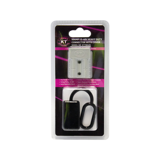Kt Solar HD Connector 50A - Heavy-Duty Electrical Connector - Grey - Compact – view 2 - Auzzistore