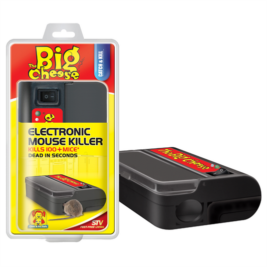 The Big Cheese Electronic Mouse Killer - Plastic - 120mm - Humane Solution - Auzzistore