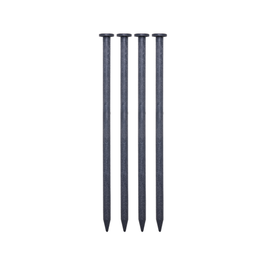 Tuscan Path 230mm Grey Nylon Pegs - 4 Pack - Strong Durable Weather Resistant – view 2 - Auzzistore