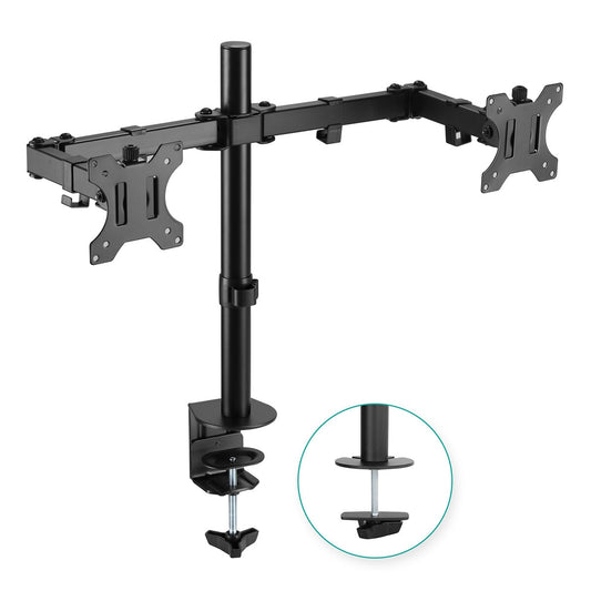 activiva ErgoLife Dual Monitor Arm ACA-BMA-DC01K Supports 13-32 Inch Screen Size – view 2 - Auzzistore