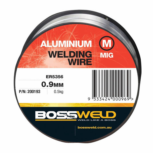 Bossweld 0.9mm 0.5kg Aluminium MIG Wire - General Fabrication - Easy Carry - Auzzistore