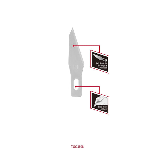Trojan Scalpel Blades - 5 Pack - Precision Cutting - Easy To Carry – view 2 - Auzzistore