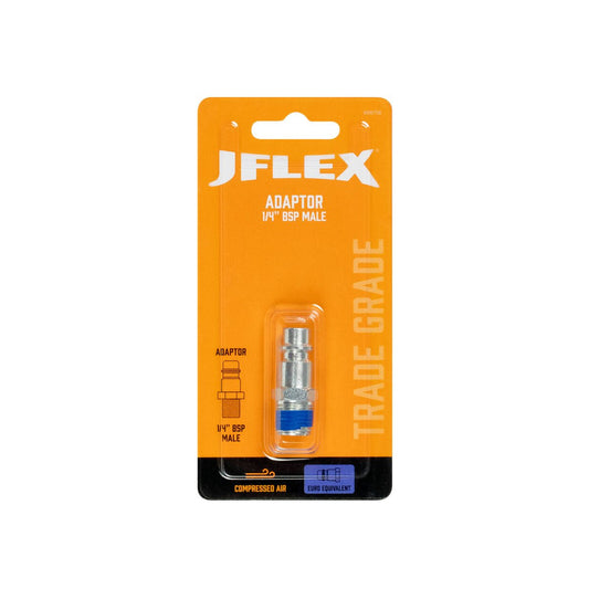 Jflex Adaptor 1/4 BSP Male Euro Style CEJN Equivalent - 14mm x 39mm - High Airflow – view 2 - Auzzistore