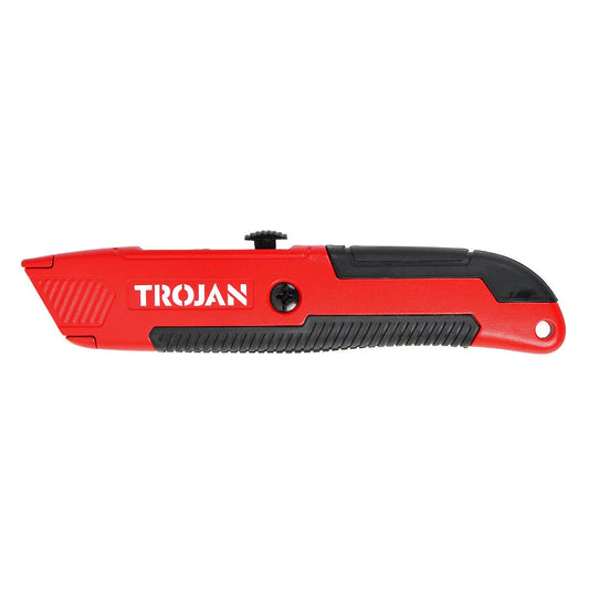 Trojan Utility Knife - Zinc Alloy - 3 SK5 Blades - 75mm x 11mm x 290mm – view 2 - Auzzistore