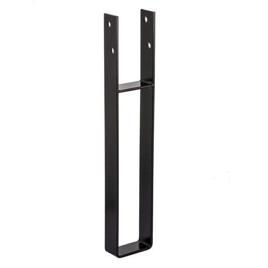 Pryda Hdg Black Post Anchor 600 x 100mm Box of 4 - Durable Steel - U-Shaped Base – view 2 - Auzzistore