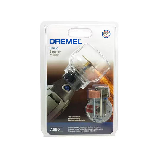 Dremel Rotary Shield Attachment - Redirects Debris - Compact - Plastic - Auzzistore