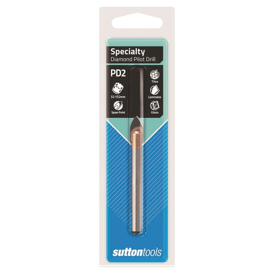 Sutton Tools Diamond Holesaw Pilot Drill 8 0 x 69mm Tungsten Carbide - Auzzistore