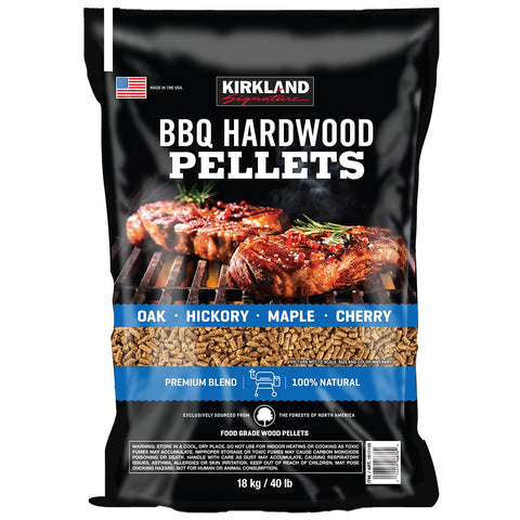 Kirkland Signature Premium BBQ Hardwood Pellets 18kg - Auzzistore