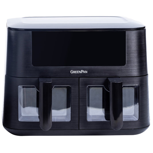 GreenPan Bistro 2 Basket Electric Airfryer 4+4L CC008077-001 - Auzzistore