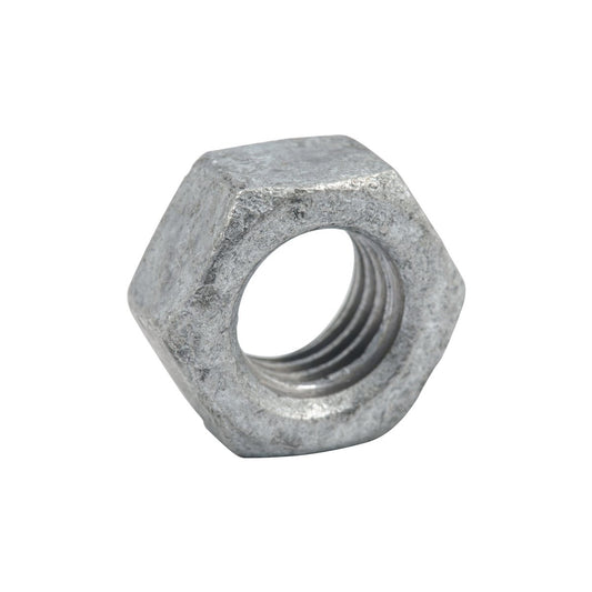 Zenith Hot Dip Galvanised Hex Nuts M10 50 Pack 4.6 Grade Steel Durable – view 2 - Auzzistore