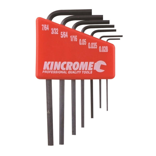 Kincrome Mini Hex Key Wrench Set - 7 Piece - Cr-V - Compact Storage
