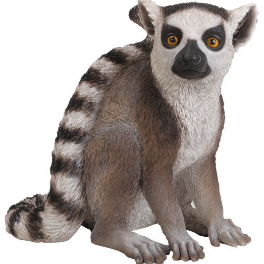 Northcote Pottery Lemur Garden Statue - 36cm - Multi-coloured - Realistic Design