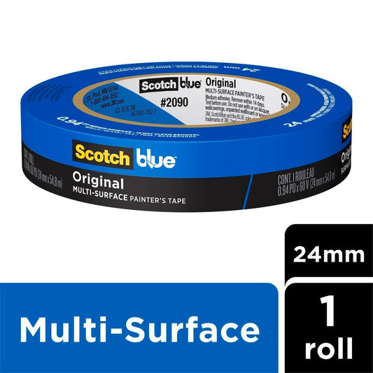 Scotchblue Original Painter's Tape - 24mm x 55m - Multi-Surface - Clean Removal – view 2