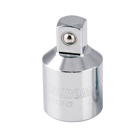 Kincrome Socket Adaptor - 3/8" M x 1/2" F - Chrome Vanadium Steel - Rust Resistant