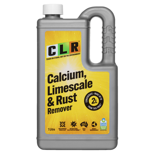CLR Calcium Lime Rust Remover - 1L Liquid - Non-Toxic - Antibacterial