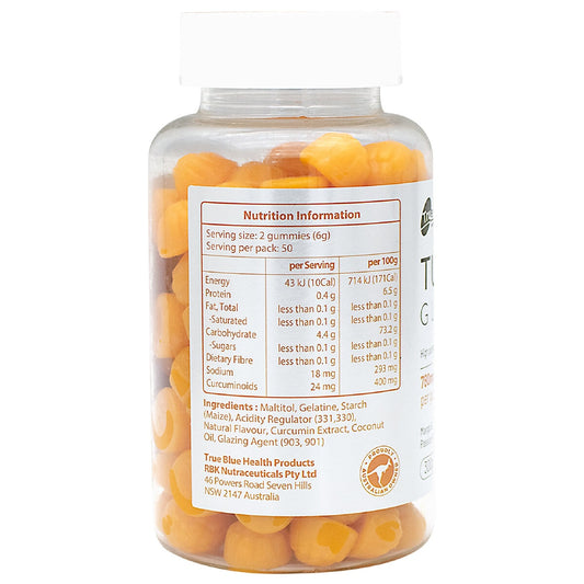 True Blue Turmeric Gummies – 300g | Natural Anti-Inflammatory Supplement – view 2