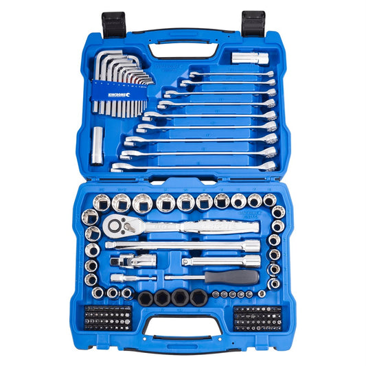 Kincrome Socket Set - 148 Piece - Chrome Vanadium Steel - Ratcheting – view 2 - Auzzistore