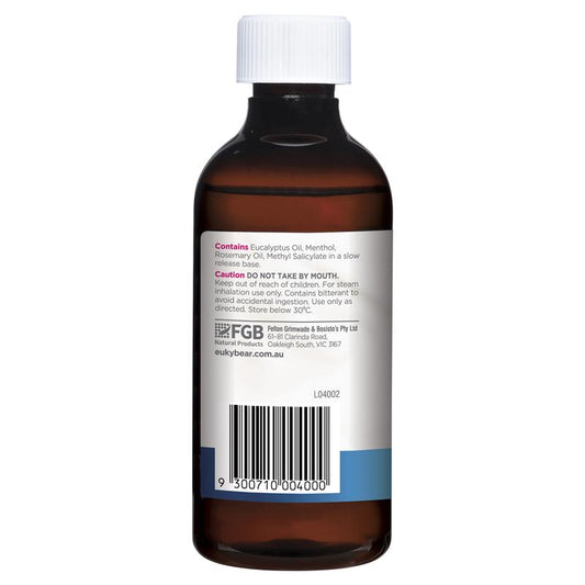 Euky Bear Sniffly Nose Inhalant 200ml - Eucalyptus Oil for Easier Breathing-Auzzi Store