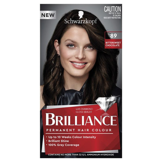 Schwarzkopf Brilliance 89 Bitter Sweet Chocolate - Permanent Hair Color 60ml – view 2