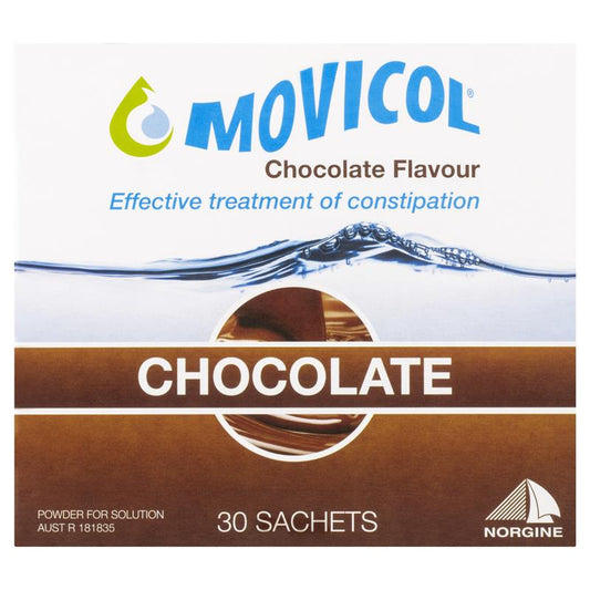 Movicol Adult Chocolate 30 Sachets - Effective Constipation Relief-Auzzi Store