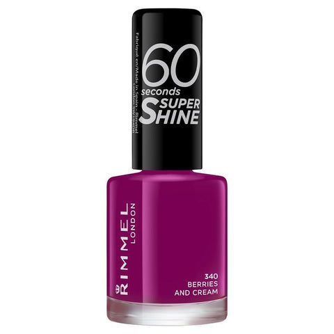Rimmel 60 Seconds Nail Polish Super Shine Berries & Cream - Auzzistore