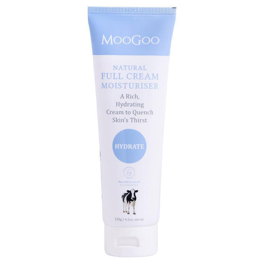 MooGoo Natural Full Cream Moisturiser 120g - Hydrating & Nourishing