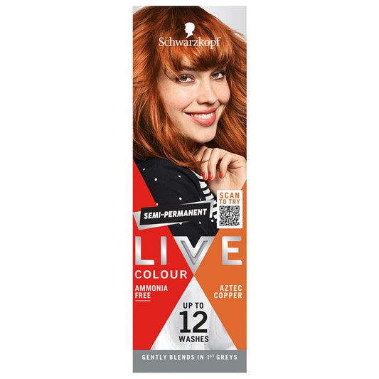 Schwarzkopf LIVE Colour Aztec Copper - 75ml Semi-Permanent Hair Color – view 2