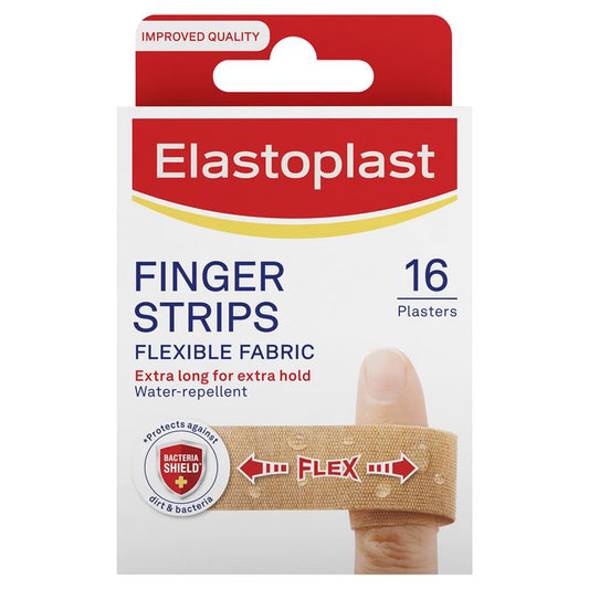 Elastoplast Flexible Fabric Finger Strips - 16 Pack for Finger Wounds – view 2