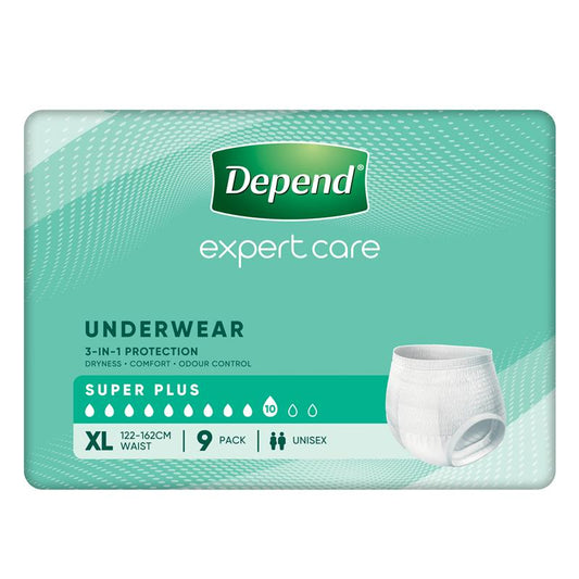 Depend Underwear Super Plus - Extra Large 9 Pack for Maximum Protection – view 2 - Auzzistore