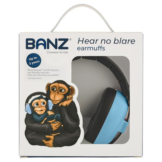 Banz Baby Hearing Protection Earmuffs - Sky Blue (3+ Months to 2 Years) - Auzzi Store