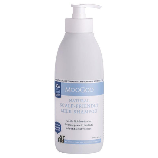 MooGoo Natural Milk Shampoo 500ml - Gentle Cleansing for All Hair Types