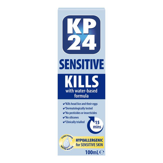 KP24 Sensitive + Comb 100ml - Effective Lice Treatment for Sensitive Skin – view 2