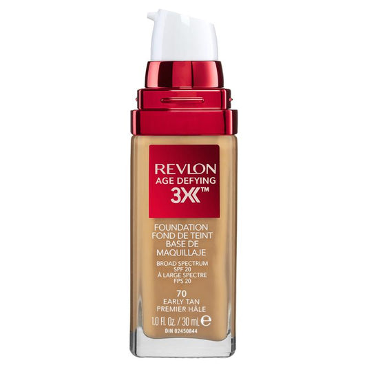 Revlon Age Defying 3X Foundation - Early Tan 30mL with SPF 20-Auzzi Store