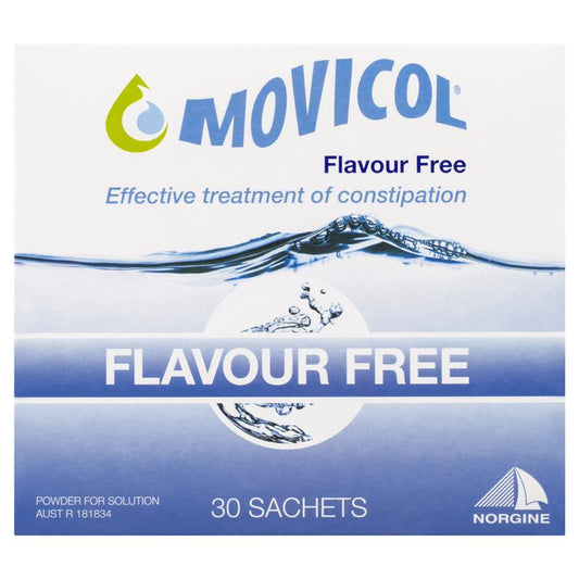 Movicol Adult Flavour Free 30 Sachets - Effective Constipation Relief-Auzzi Store
