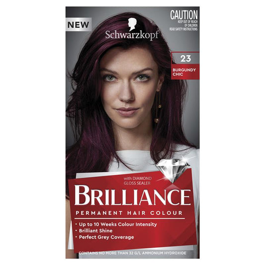 Schwarzkopf Brilliance 23 Burgundy Chic Hair Color - Permanent Fashion Shade – view 2