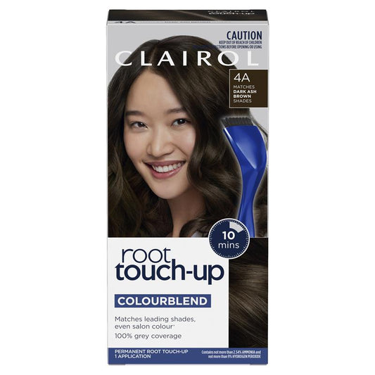 Clairol Root Touch Up Permanent Hair Colour 4A Dark Ash Brown - Fast & Convenient