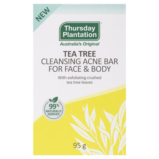 Thursday Plantation Tea Tree Cleansing Acne Bar for Face & Body 95g – view 2