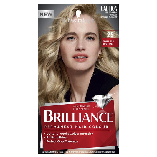 Schwarzkopf Brilliance 25 Timeless Blonde - Long-Lasting Hair Color – view 2