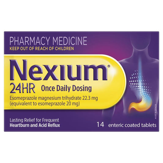 Nexium 24HR 20mg Tablets - 14 Enteric Coated Tablets for Heartburn Relief-Auzzi Store