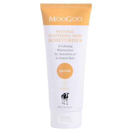 MooGoo Natural Soothing MSM Moisturiser 200g - Gentle Relief for Sensitive Skin