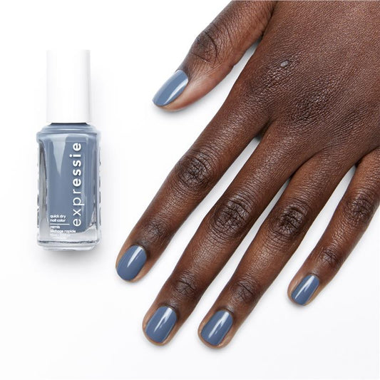 Essie Expressie Nail Polish Air Dry 340 - Quick-Dry Slate Blue Shade – view 2