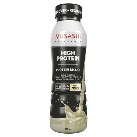 Musashi High Protein Vanilla Shake - 375ml | Ultimate Muscle Recovery-Auzzi Store