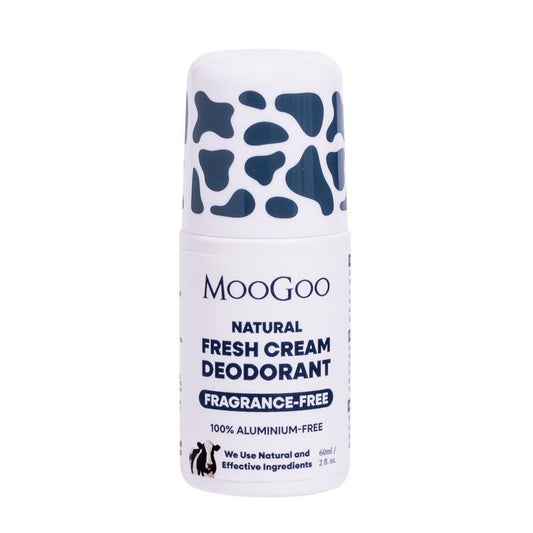 MooGoo Natural Aluminum-Free Deodorant Cream for Sensitive Skin, 60ml - Auzzistore