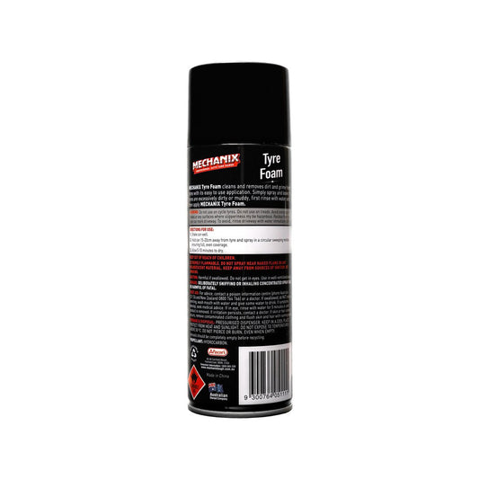 Mechanix Tyre Foam 400g - Aerosol Tyre Cleaning Solution - 65mm x 210mm – view 2