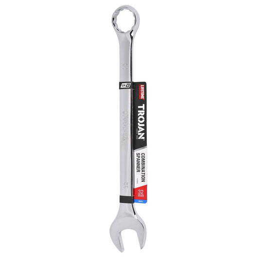 Trojan 32mm Combination Spanner - Polished Chrome Vanadium - High Torque – view 2