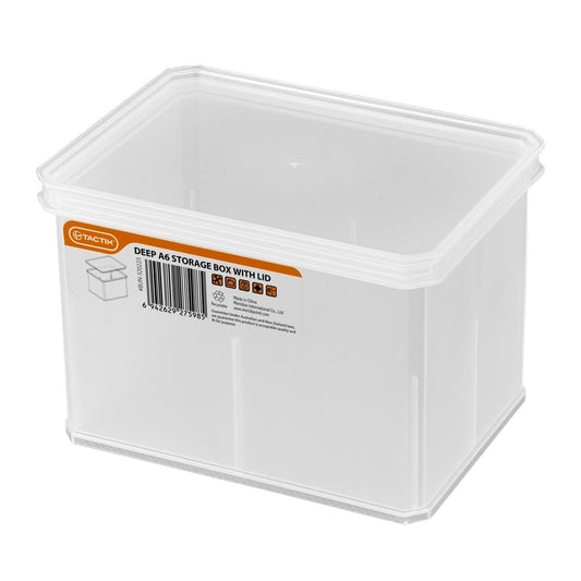 Tactix Small A6 Deep Storage Container - Plastic - Stackable - Durable - Auzzistore