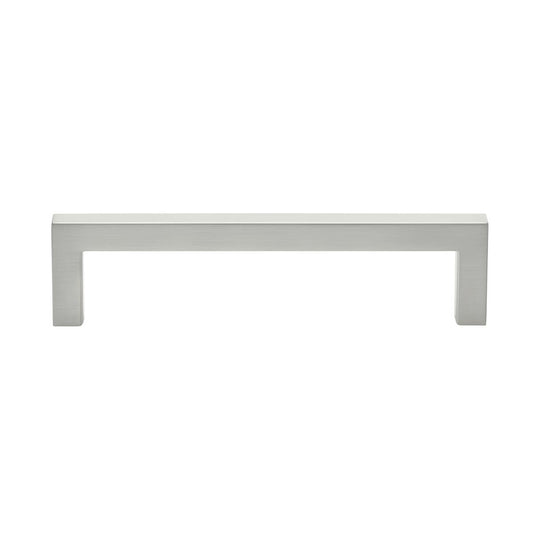 Prestige 128mm Brushed Nickel Square Bar Handle - Zinc Alloy - Easy Install