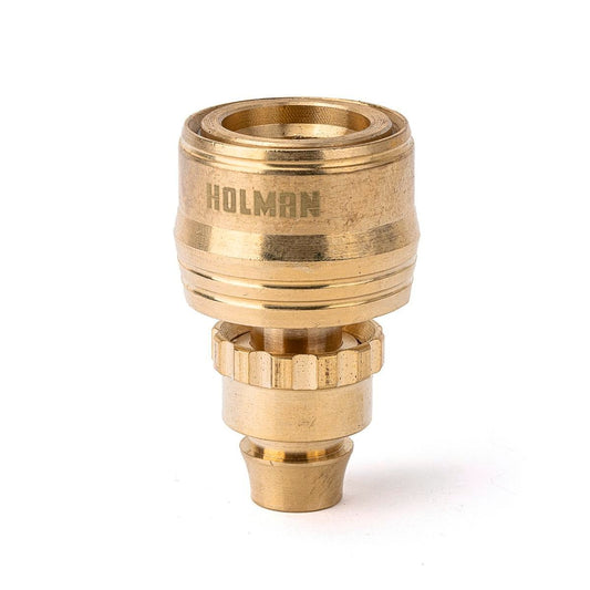 Holman Brass 12mm Barbed Screw-On Hose Connector - Durable - Easy Grip - Auzzistore