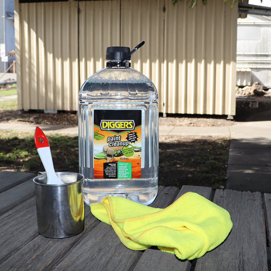 DIGGERS™ Paint Cleanup - 4L - Water Based - Low Odour - Non-Flammable – view 2 - Auzzistore